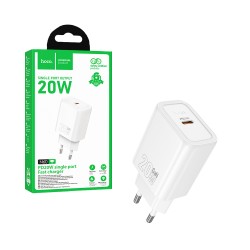 Hoco Adapter N60 Gentle PD20W Type-C White